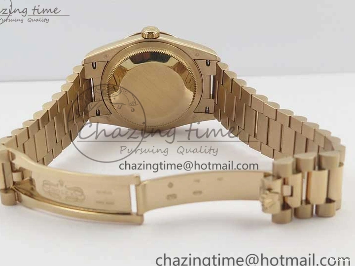 MiroTime 0117 MultiPurpose Day-Date 36 RG 128239 Bp Maker Best Edition White Dial on RG President Bracelet 3139